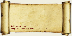 Jasmina Rastovac vizit kartica